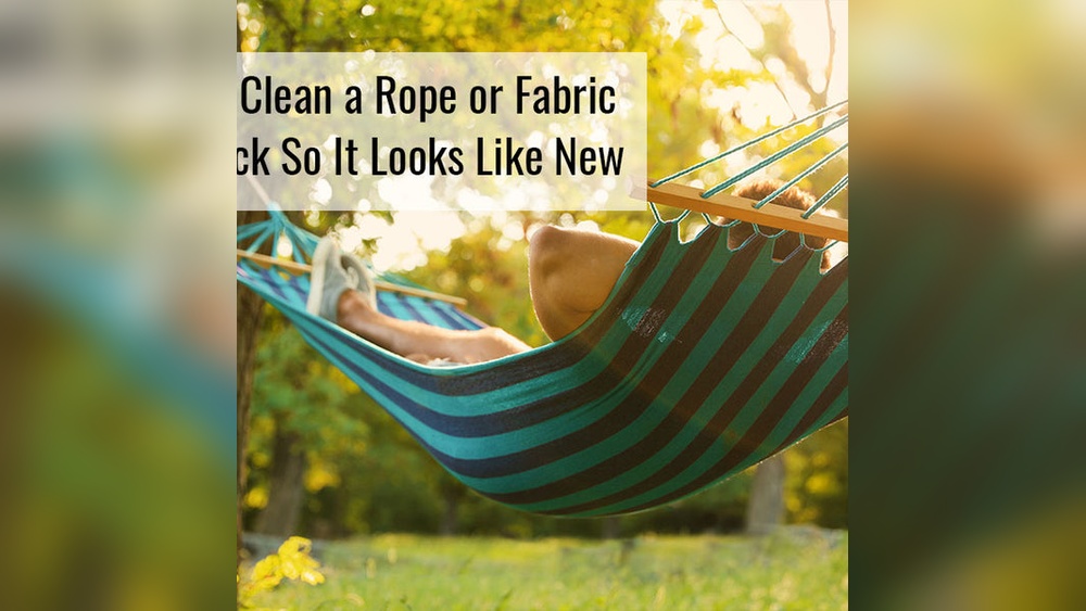 How Do You Clean a Rope Hammock
