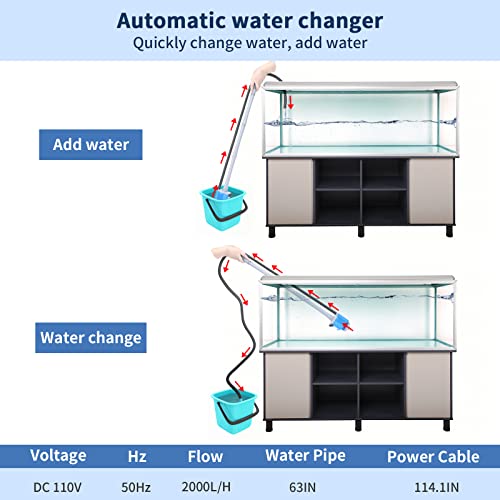 Electric Aquarium Gravel Cleaner