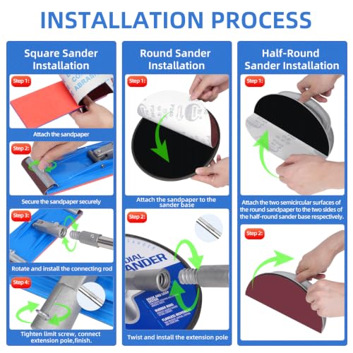 Drywall Pole Sander Kit