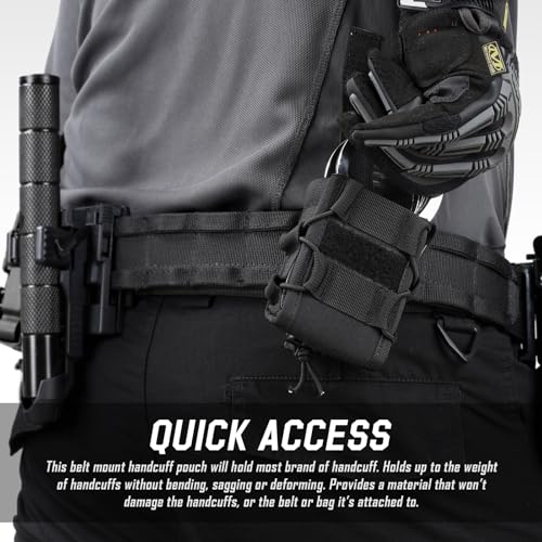 Oval Double Handcuff Holster Pouch