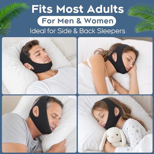 Soft Breathable Sleep Chin Strap