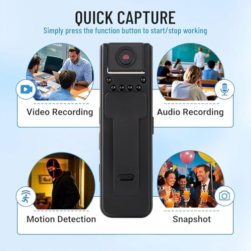 Aprilboy 1080P HD Mini Body Camera