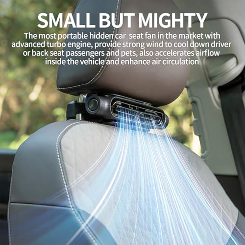 Car Seat Fan For Driver & Backseat